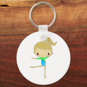 Porte-clés Accessoires de gymnastique personnalisés (Recto)