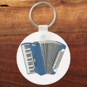 Porte-clés accordéon bleu (Recto)