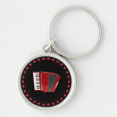 Porte-clés Accordion : L'accordéon rouge (Devant)