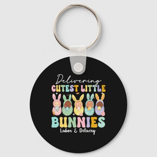 Porte-clés Accouchement Des Lapins Les Plus Mignons Travail E (Recto)