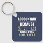 Porte-clés Accountant Superhero Novelty (Recto)