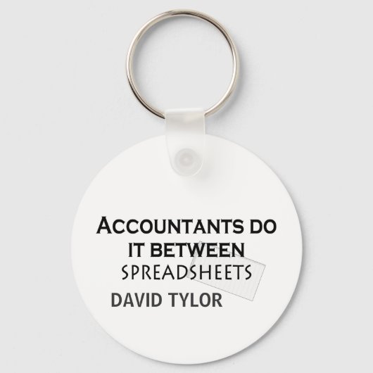 Porte-clés Accountants do it ! (Recto)