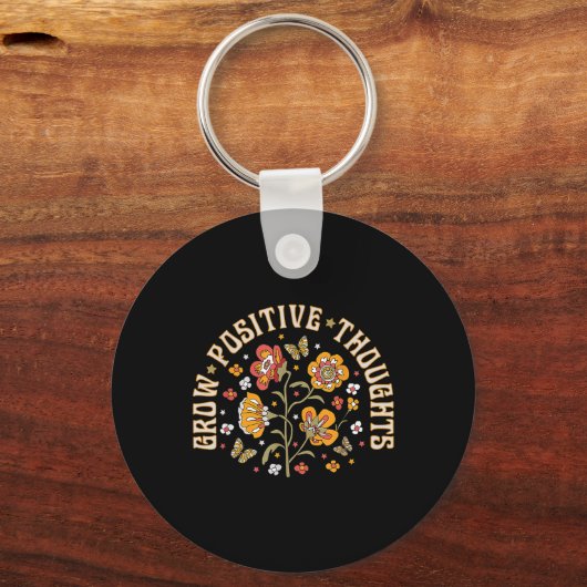 Porte-clés Accroître des pensées positives Groupe de sensibil (Recto)