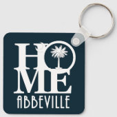 Porte-clés ACCUEIL Abbeville Caroline du Sud (Dos)