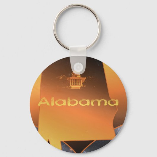 Porte-clés Accueil Alabama (Recto)