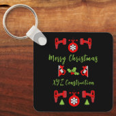 Porte-clés Accueil Amélioration Cadeaux de Noël (Recto)