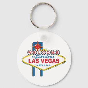 Porte-clés Accueil au signe de Las Vegas