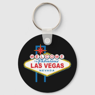 Porte-clés Accueil au signe de Las Vegas