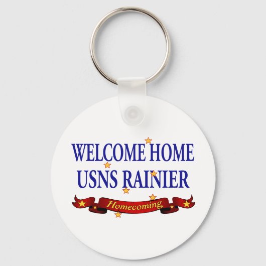 Porte-clés Accueil Bienvenue USNS Rainier (Recto)
