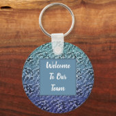 Porte-clés Accueil de l'employé Équipe commerciale Mosaïque b (Recto)