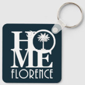 Porte-clés Accueil Florence, Caroline du Sud (Dos)