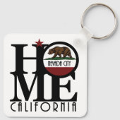 Porte-clés ACCUEIL Nevada City Californie (Dos)