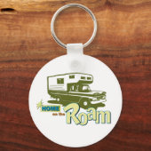 Porte-clés Accueil sur Roam retro camionnette camionnette cam (Recto)