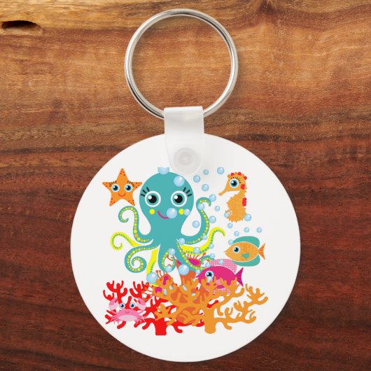 Porte-clés Accueil vers l'océan (Recto)