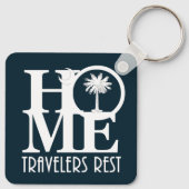 Porte-clés ACCUEIL Voyageurs Repos Caroline du Sud (Dos)