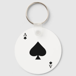 Porte-clés Ace De Pique Pont De Cartes Costume Halloween