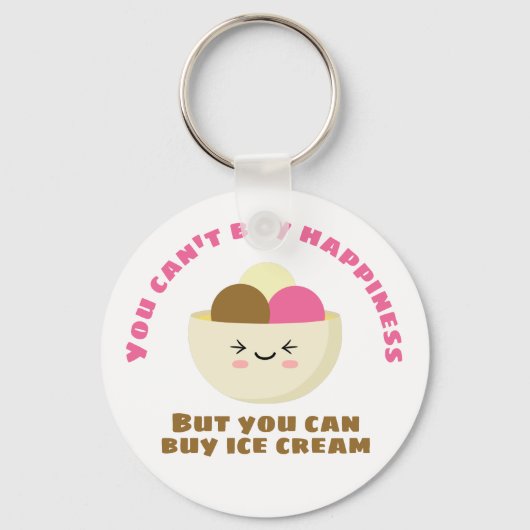 Porte-clés Acheter de la crème glacée (Recto)