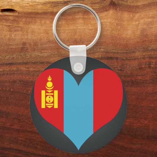 Porte-clés Acheter Drapeau Mongolie (Recto)