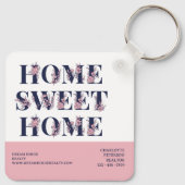 Porte-clés Acheteur de location immobilier de location cadeau (Dos)