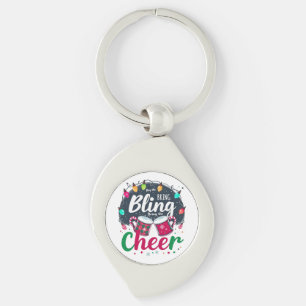 Porte-clés "Achetez le Bling, Apportez la Joie."
