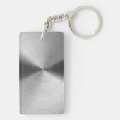 Porte-clés Acier balayé (Dos)