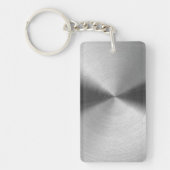 Porte-clés Acier balayé (Devant)