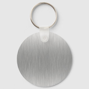 Porte-clés Acier inoxydable en aluminium balayé texturisé