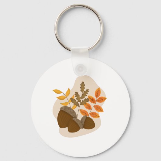 Porte-clés Acorns Automne automne (Recto)