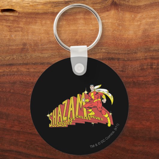 Porte-clés Acronyme de Shazam (Recto)