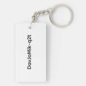 Porte-clés Acrylic Keychain (Dos)