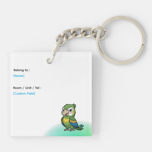 Porte-clés Acrylic Keychain (Dos)