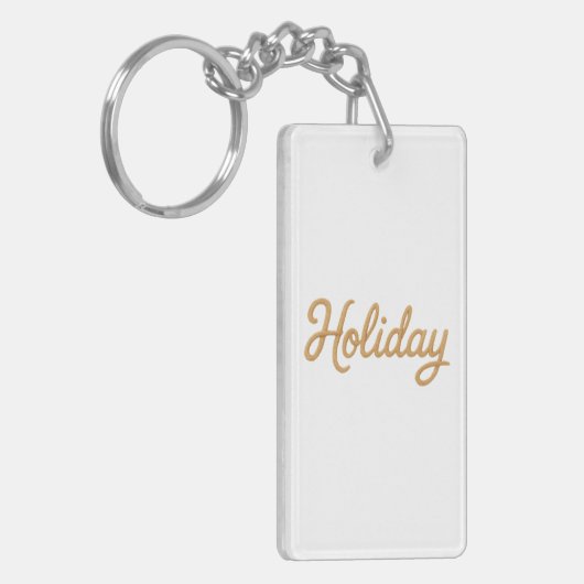 Porte-clés Acrylic Keychain, Rectangle (double-sided) (Devant gauche)