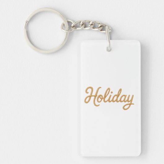 Porte-clés Acrylic Keychain, Rectangle (double-sided) (Devant)