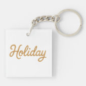 Porte-clés Acrylic Keychain, Square (double-sided) (Dos)