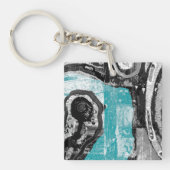 Porte-clés Acrylic Keychain – Surface Current Abstract Flow (Devant)