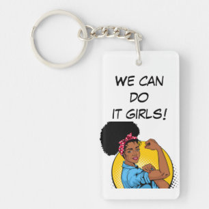 Porte-clés Acrylic Keyring - We Can Do It Girls!