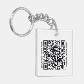 Porte-clés Acrylic QR Code Keychain (Devant gauche)