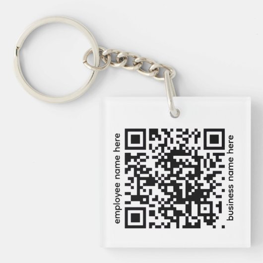Porte-clés Acrylic QR Code Keychain (Devant)