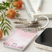 Porte-clés Acrylic Wedding Keychain Favor – Double‑Sided (Devant droit)