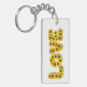 Porte-clés acrylique Amour Tournesol (Devant gauche)