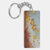 Porte-clés acrylique d'automne (Devant gauche)