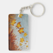 Porte-clés acrylique d'automne (Dos)