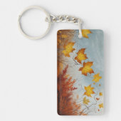 Porte-clés acrylique d'automne (Devant)