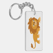 Porte-clés acrylique de lion de dessin animé intel (Devant gauche)