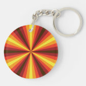 Porte-clés acrylique Illusion d'automne (Dos)