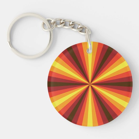 Porte-clés acrylique Illusion d'automne (Devant)