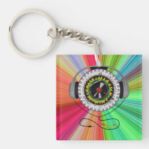 Porte-clés acrylique Musique de la vie