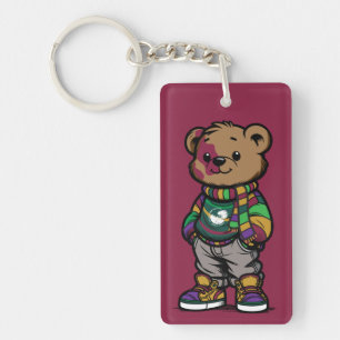 Porte-clés acrylique Webster Bear Sturge-Weber