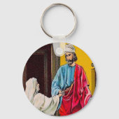 Porte-clés Actes 9:36-43 Tabitha est ramené à la vie (Recto)