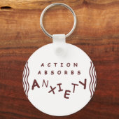 Porte-clés Action Absorbe L'Anxiété (Recto)